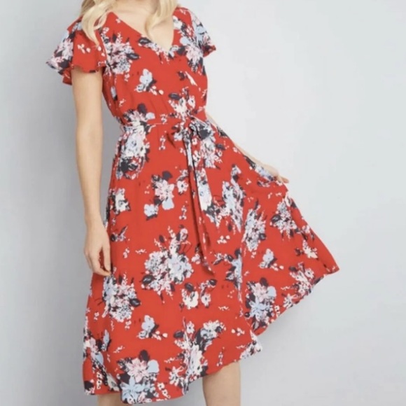 ModCloth wrap dress - Picture 1 of 3